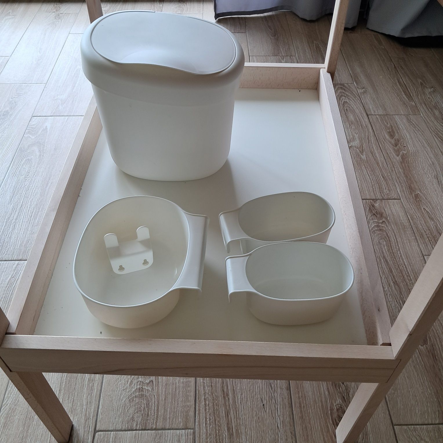 Przewijak Ikea podkład pojemniki kosz