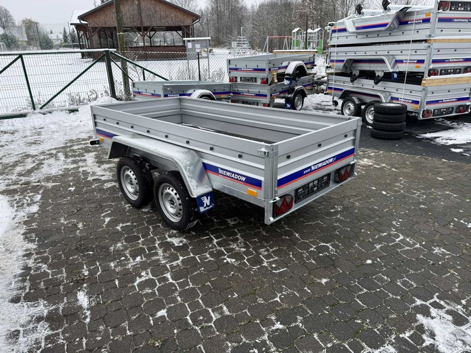 Nowa przyczepka 270x125x39cm Niewiadów BO7270T spawana dwuosiowa mocna