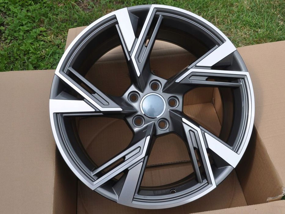 Nowe szare felgi R22 5x112 Audi Q7 SQ7 E-Tron S8 SQ5