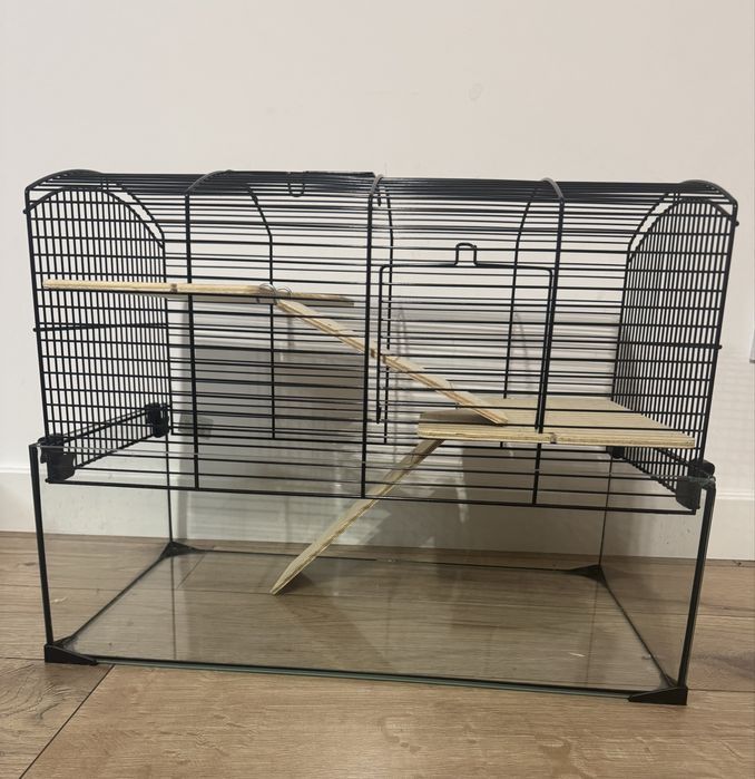 Klatka dla gryzonia 50x30 + kołowrotek