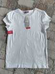 Biały t-shirt dziewczęcy 146/152 nowy  2 pak