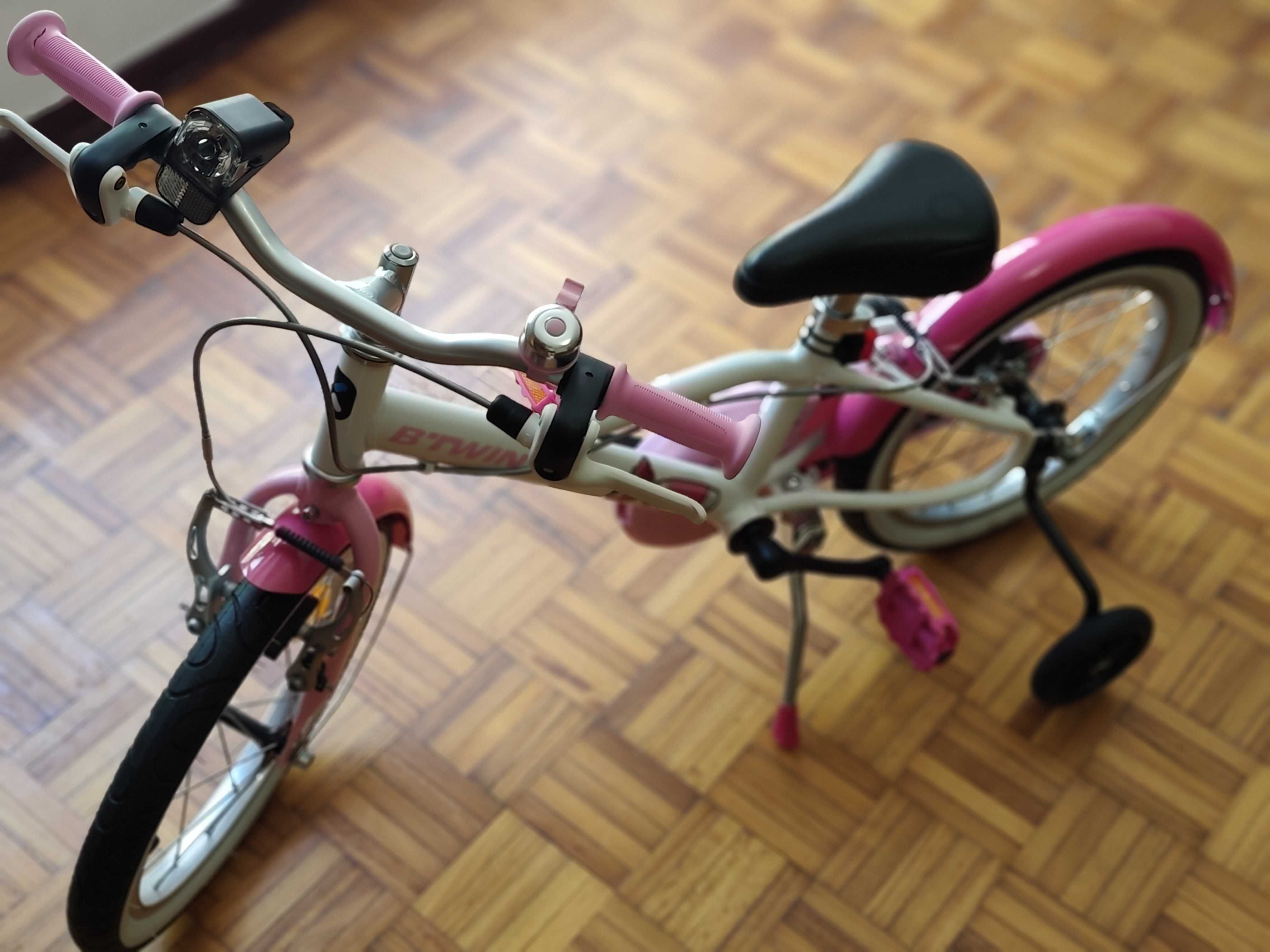 Bicicleta Btwin Docto Girl 500 de 16'' para crianças dos 4 aos 6 anos