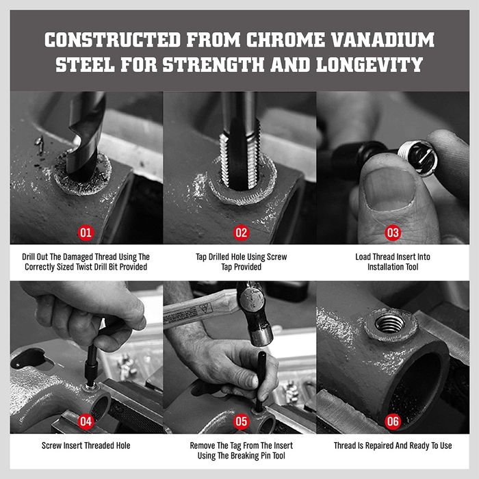 Kit para Restauração do Bloco do Motor. 131 Pcs (Artigo Novo)