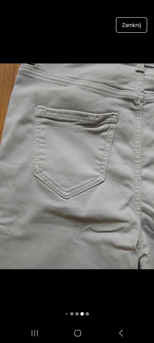 -40% Dżinsy M&S straight lag "Sophia" r. 38. W pasie 36 cm.