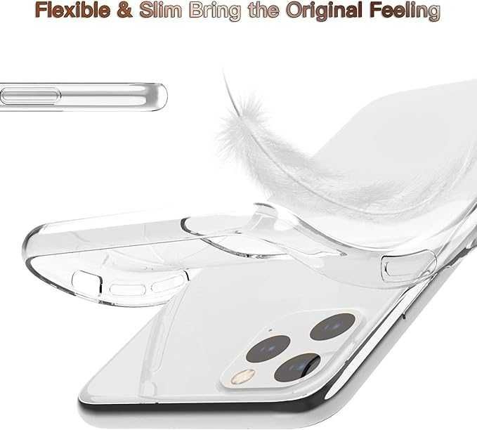Silikonowe przezroczyste etui Oihxse iPhone 11 Pro 5,8"