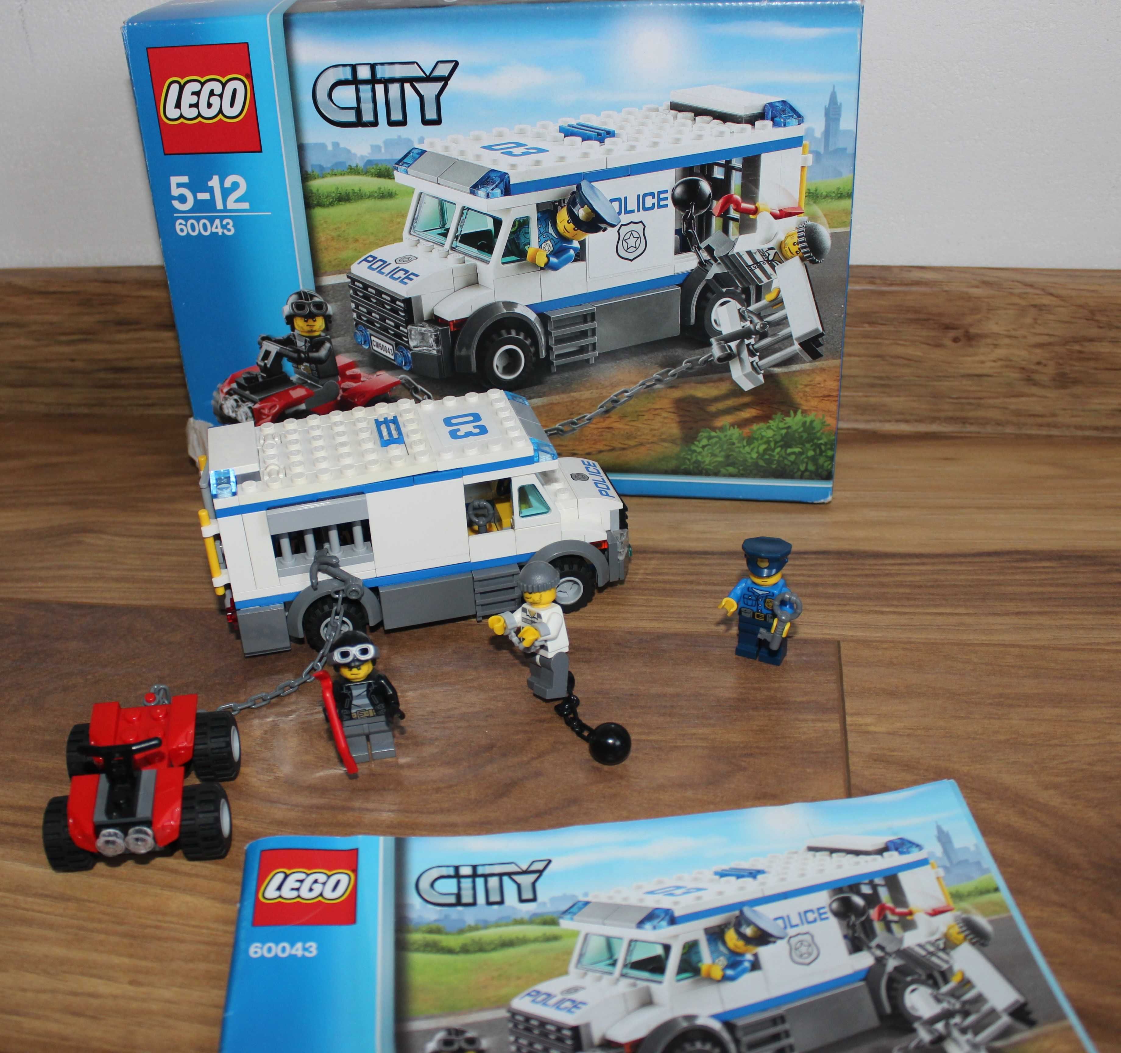 Klocki LEGO City 60043 - Policyjny transporter więźniów