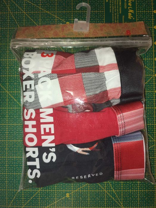 Набор мужских хлопковых трусов Reserved.