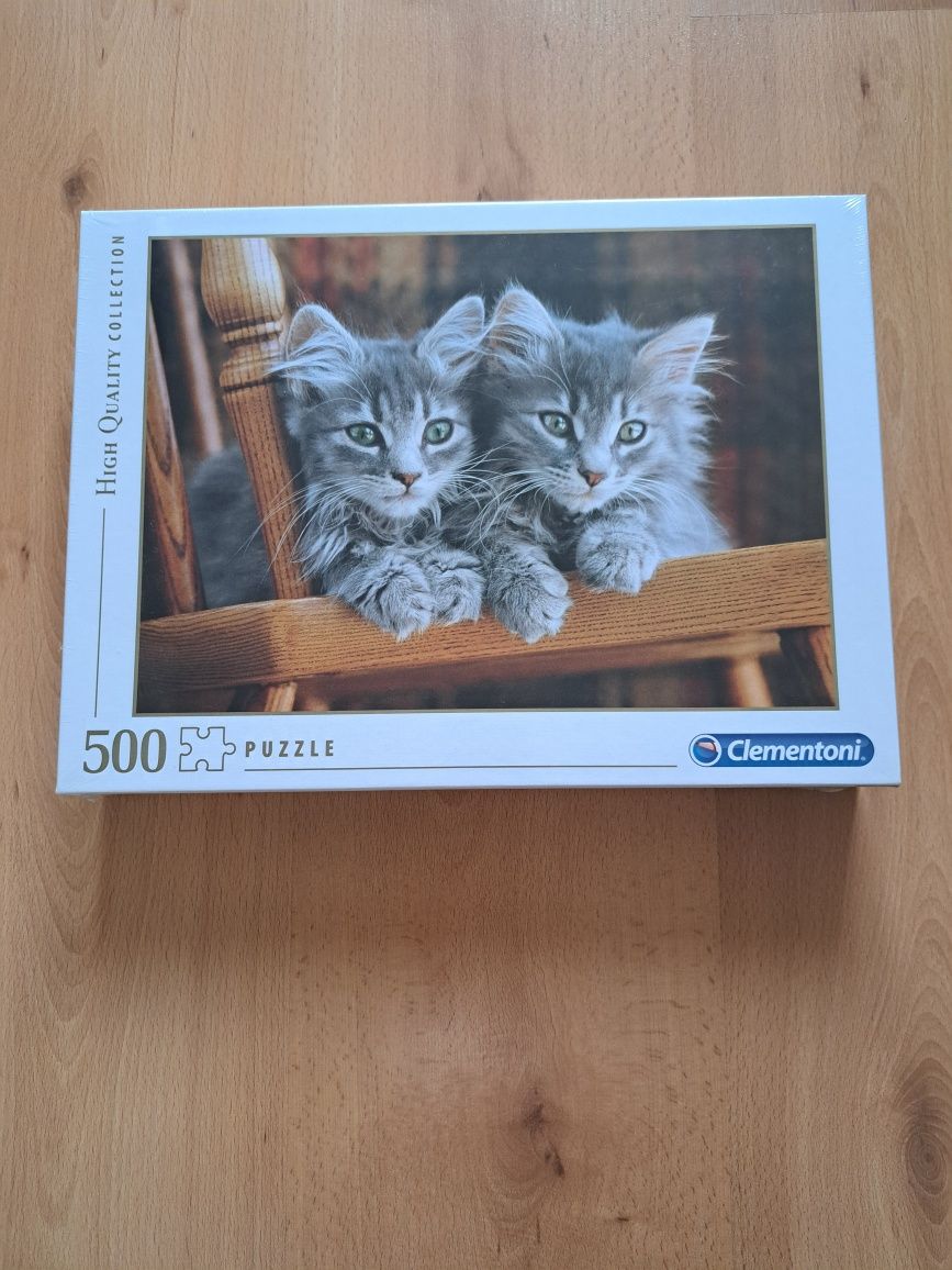 Puzzle słodkie kotki