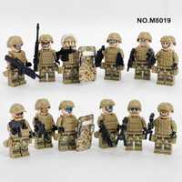 Набір Фігурки для Лего, військові 12 шт (код 8019)