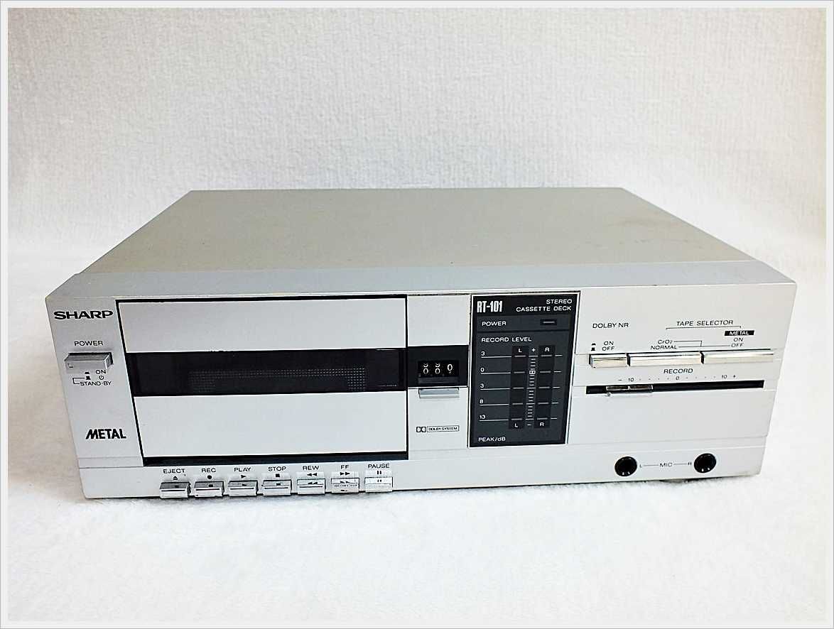 Magnetofon SHARP Stereo Cassette Deck RT-101H Niesprawny