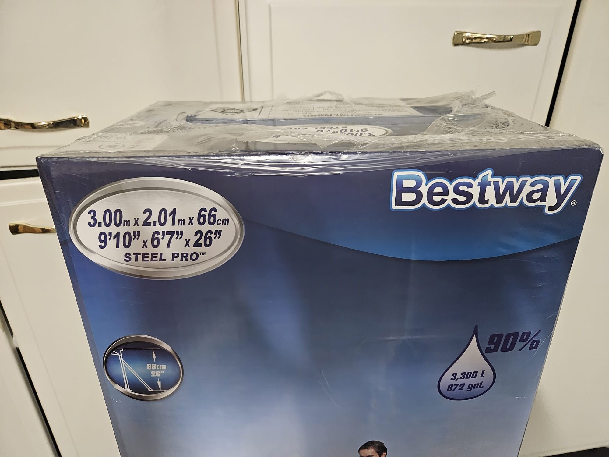 Basen stelażowy Bestway 300x201x66 + pompa