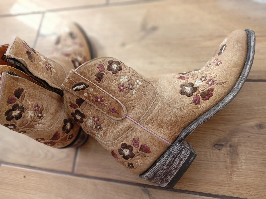 Чоботи Old Gringo 39р, шкіра