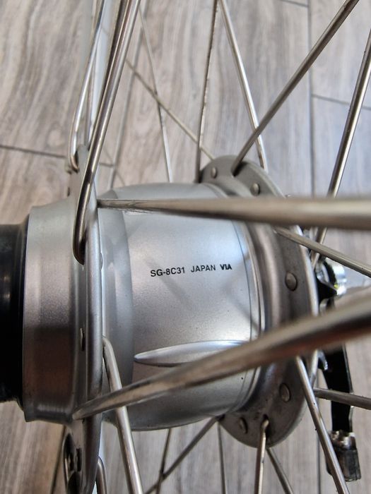 Koło do roweru tylne Shimano Nexus 8 z hamulcem nożnym Gazelle
