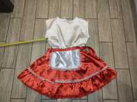 Sukienka czerwonego kapturka czerwony kapturek roz. 122 cm