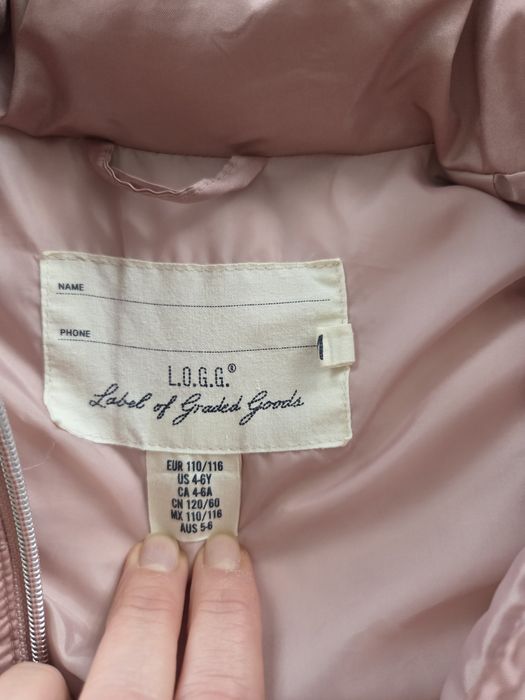 Kamizelka 110 116 różowa