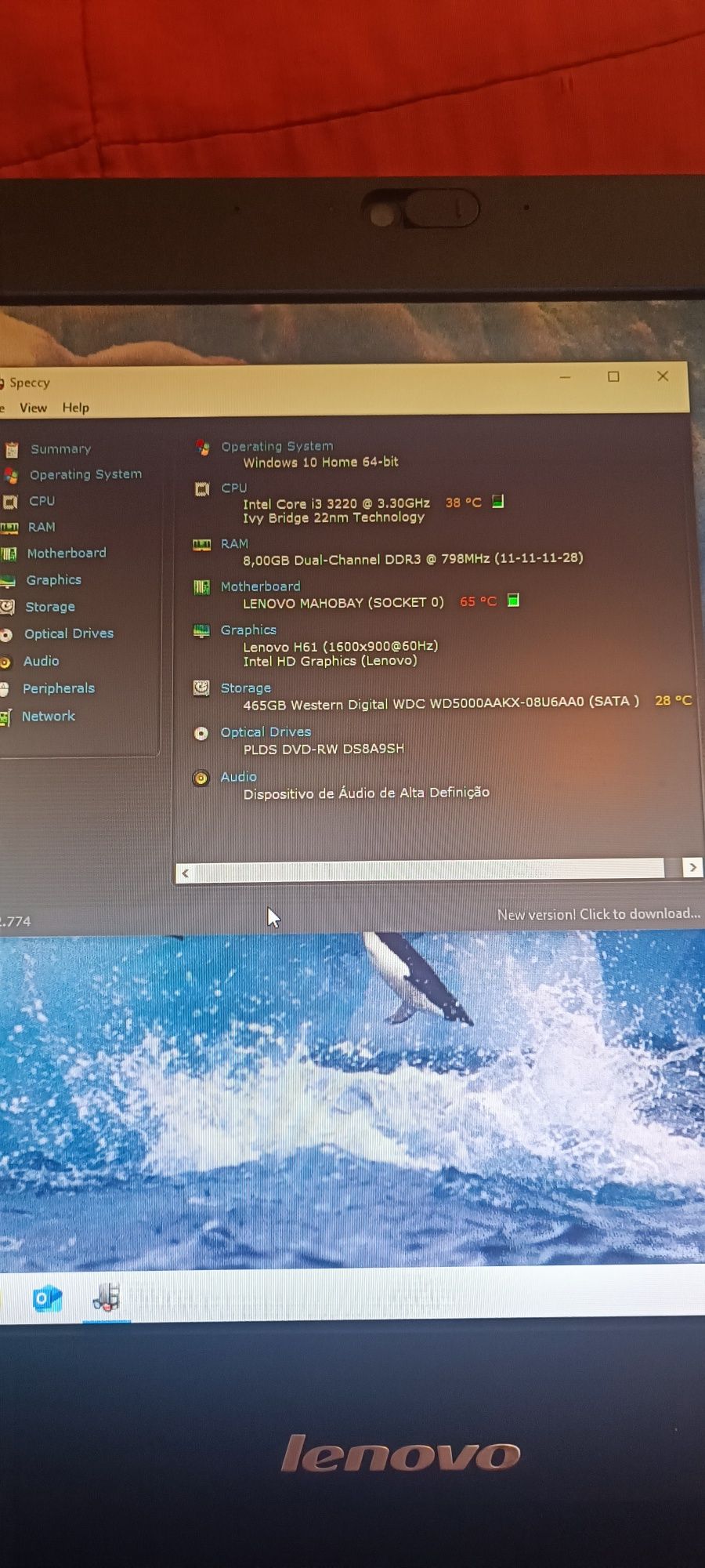 Lenovo ThinkCentre M72z i3 8gb