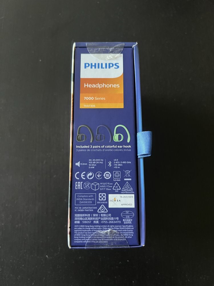 Auriculares Bluetooth True Wireless PHILIPS Taa7306 Preto[NOVOS]