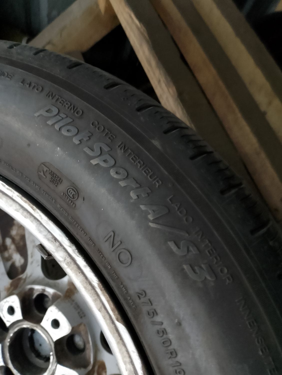 Шини Michelin Pilot Sport A/S 3 275/50 R19 112V XL N0 Б/У 4 мм