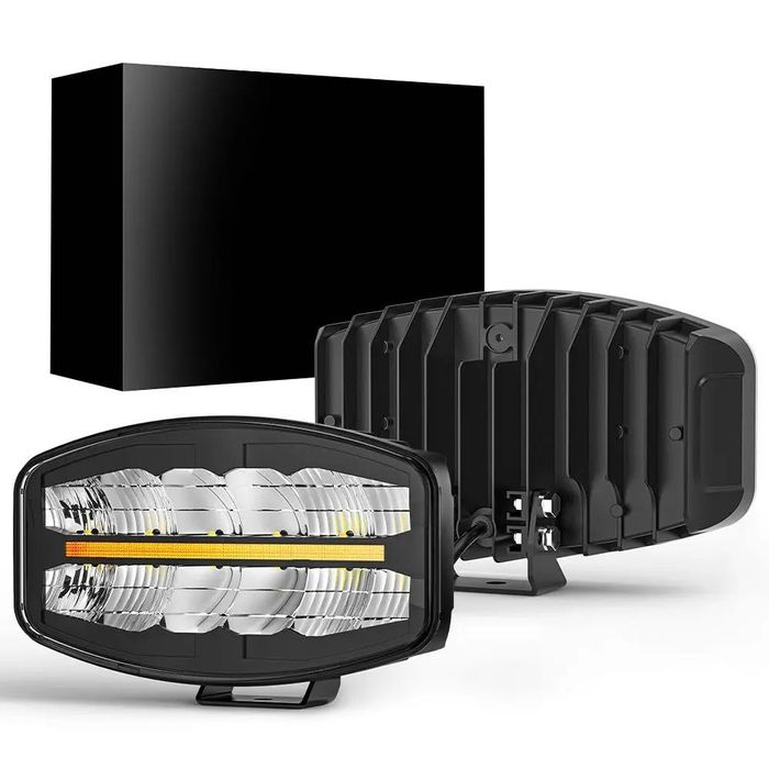 Lampa LED Halogen do ciężarówek terenówek 4x4 Offrod Spot+DRL 10" cali