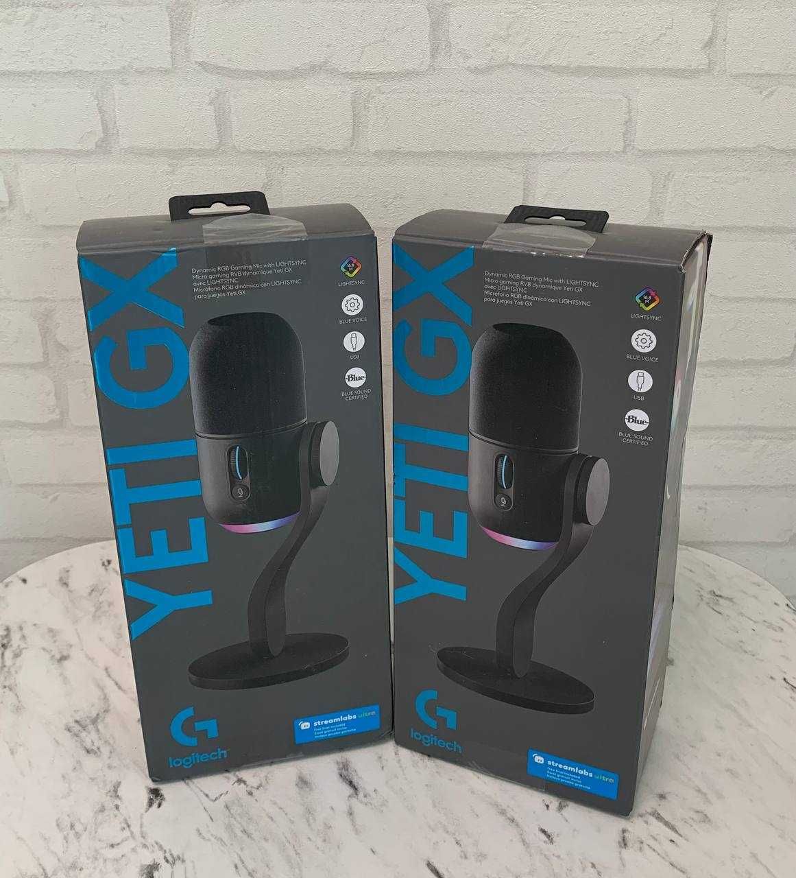 Мікрофон для ПК Logitech Yeti GX Dynamic RGB Black