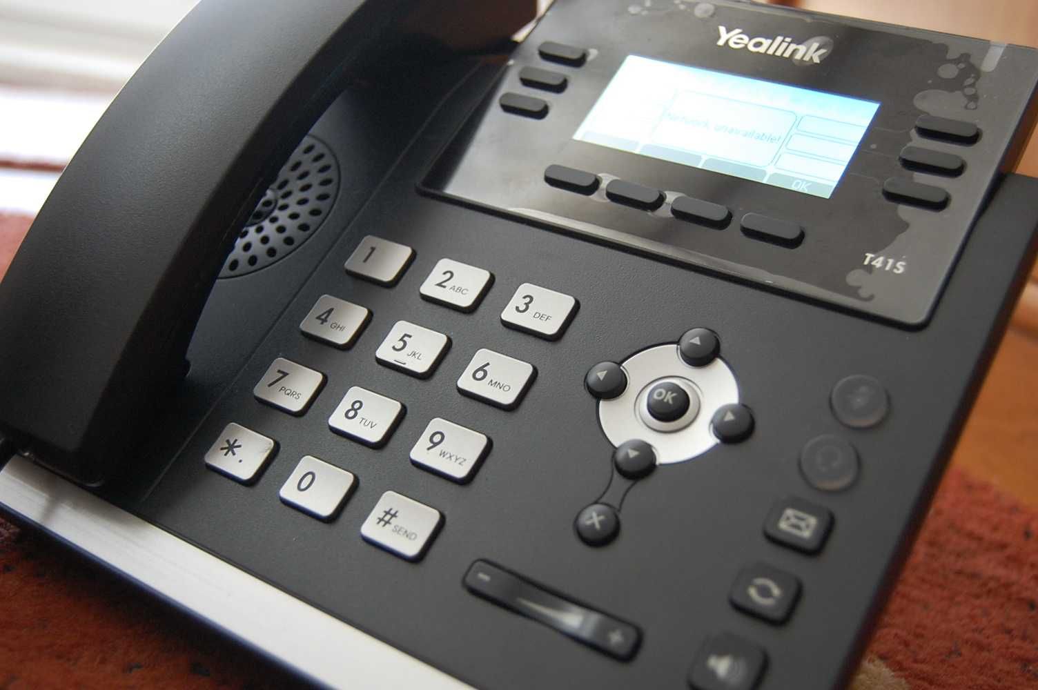 Telefon IP VoiP USB PoE TLS Yealink SIP-T41S pakiet minut, numer.