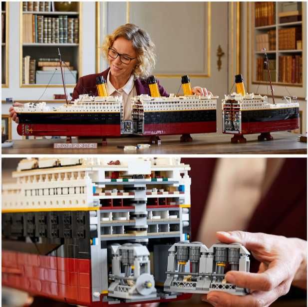 Конструктор 1в1 як LEGO Creator Expert Титанік Titanic (9090 дет)