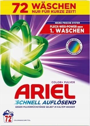 ARIEL PROSZEK DO PRANIA do Kolorów 72 prania Niemiecki ORYGINALNY 4kg