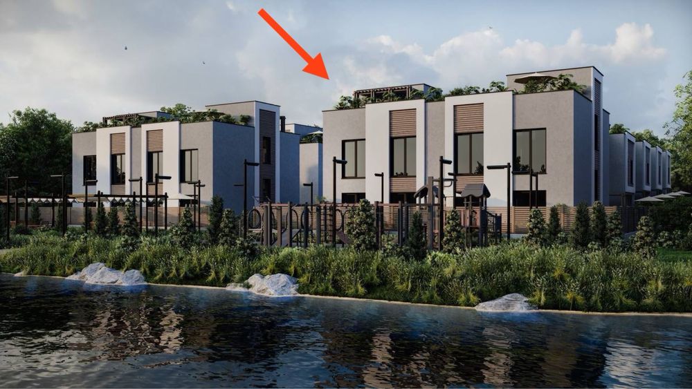 Дуплекс з прямим виходом до озера !