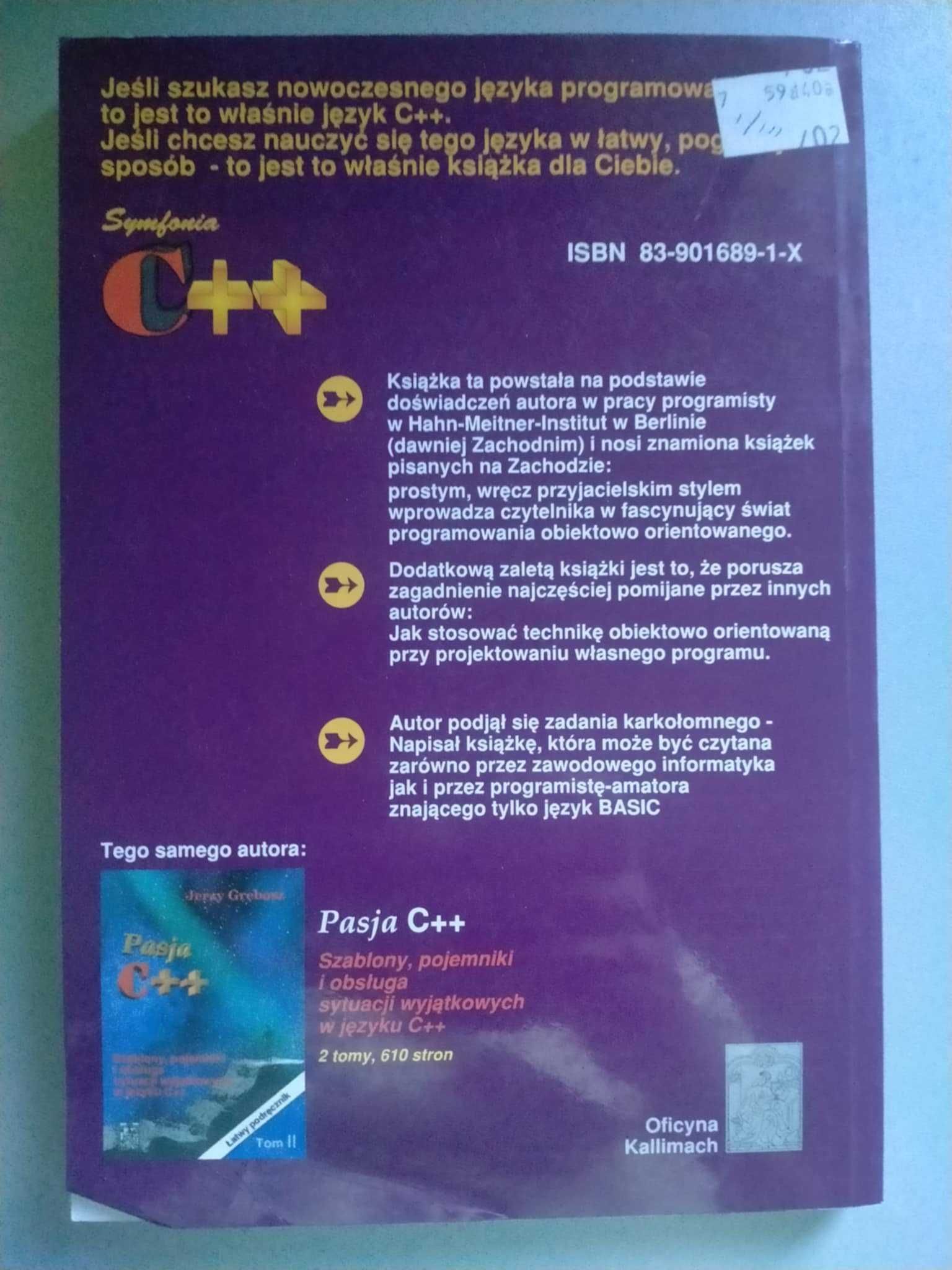 Symfonia C++ Tom 3 – Jerzy Grębosz