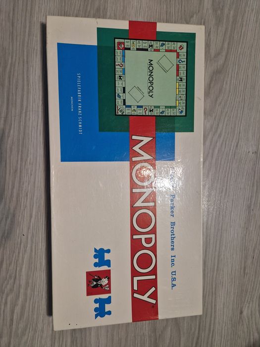 Monopoly lizenz parker brothers inc usa vintage prl stare gry