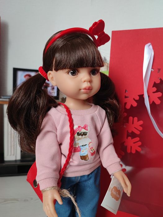 Кукла лялька з собачкою Керол Паола Рейна 13221 / Paola Reina Carol