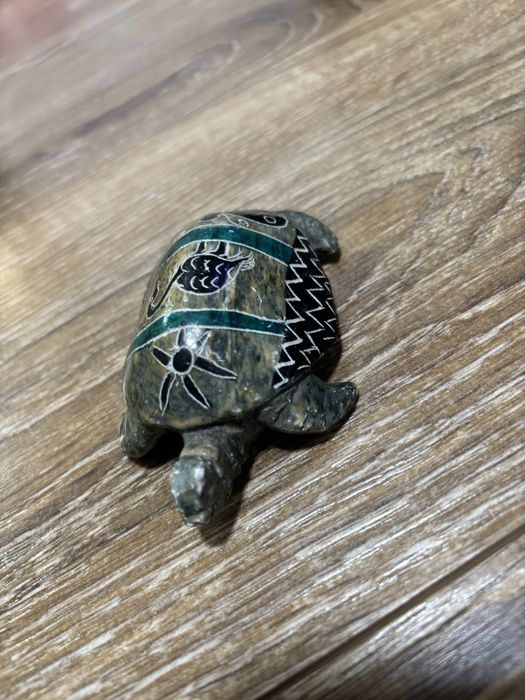 Zestaw ręcznie robionych figurek żółw, niedźwiedź, słoń, aniołek