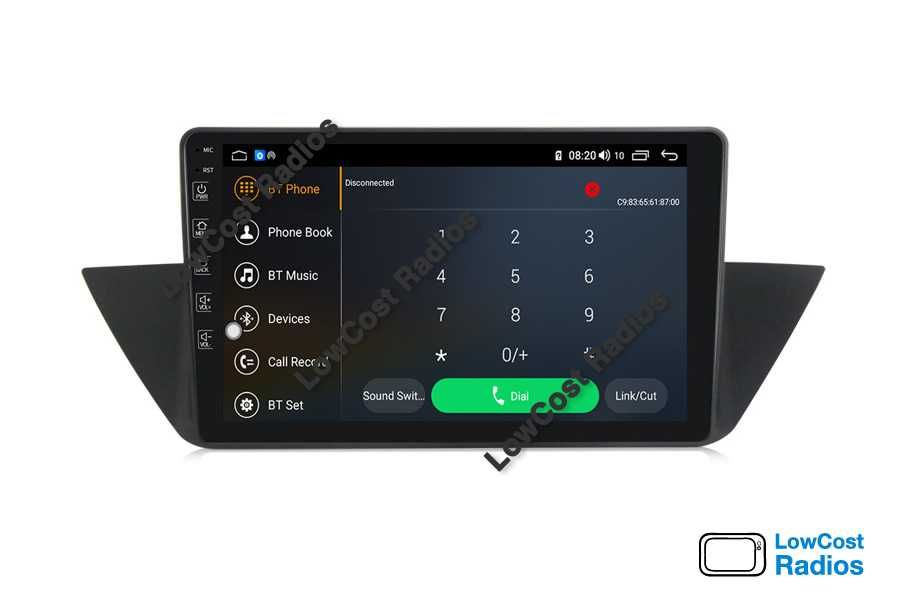 Auto Rádio GPS ANDROID 13 BMW X1 (E84) | GPS Bluetooth USB APPS WIFI