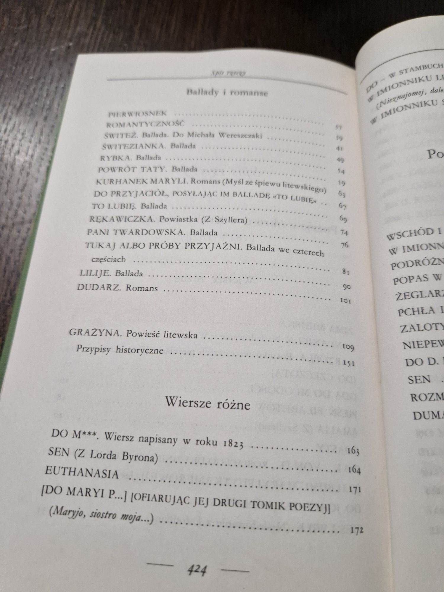Książka Adam Mickiewicz Wiersze i powieści poetyckie