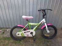 Rower dla dziewczynki różowo-zielony BMX PRIMO