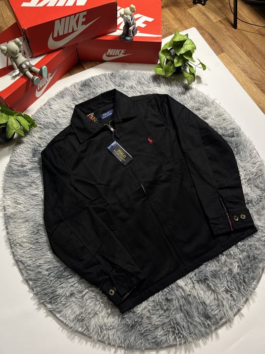 Чорний харік Polo Ralph Lauren / Harrington jacket Polo Ralph Lauren