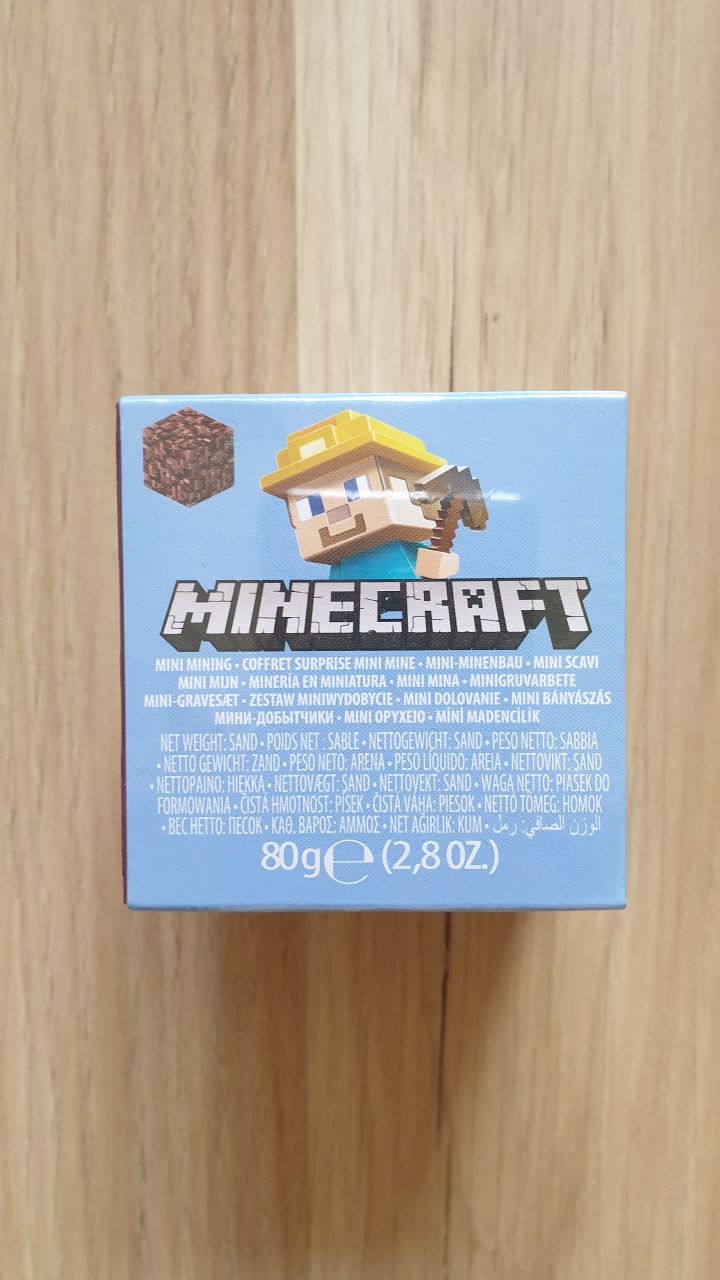 Minecraft klocki puzzle mata figurka pop zabawka