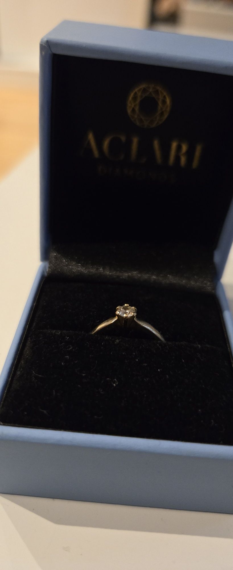 Pierścionek Zaręczynowy z Diamentem ACLARI DIAMONDS
