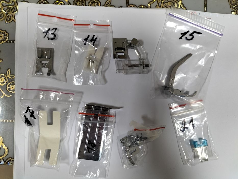 Швейные лапки для бытовых машин.