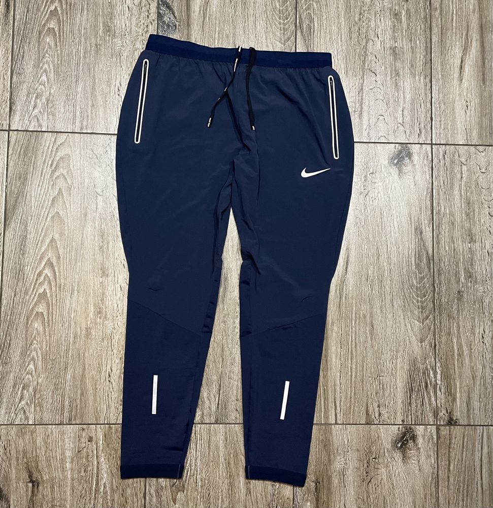 Meskie Spodnie biegowe Nike SWIFT SHIELD Obsidian Dri Fit r. L J. Nowe