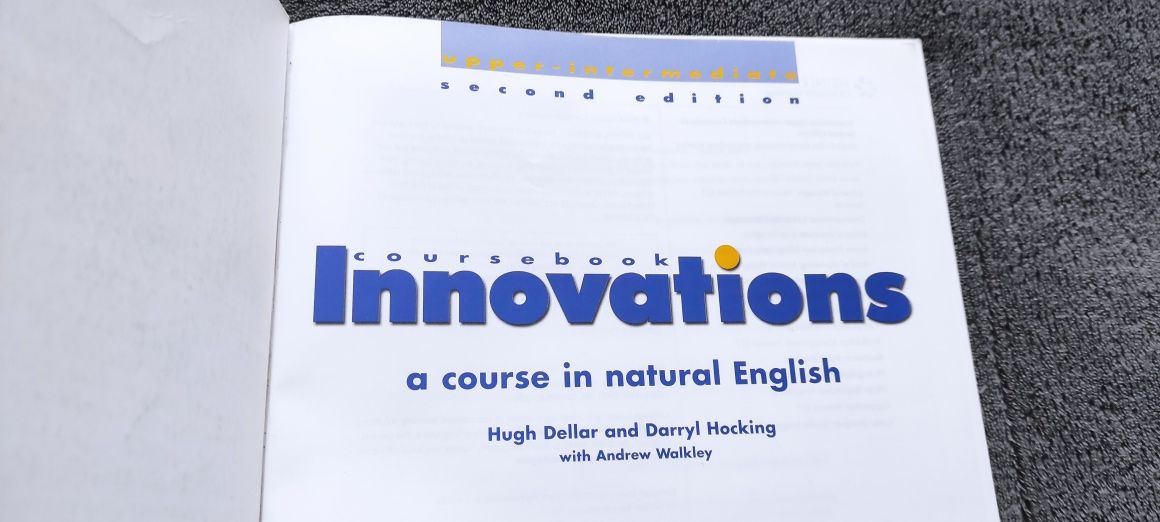 Innovations course book Upper-intermediate Hugh Dellar