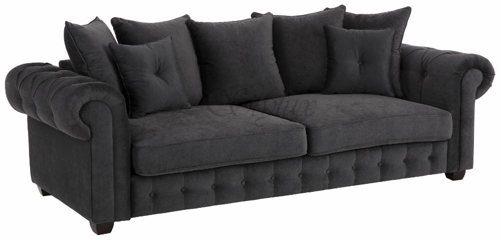 Sofa 3 CHESTERFIELD "York" Stylowa kanapa z funkcją spania - PRODUCENT