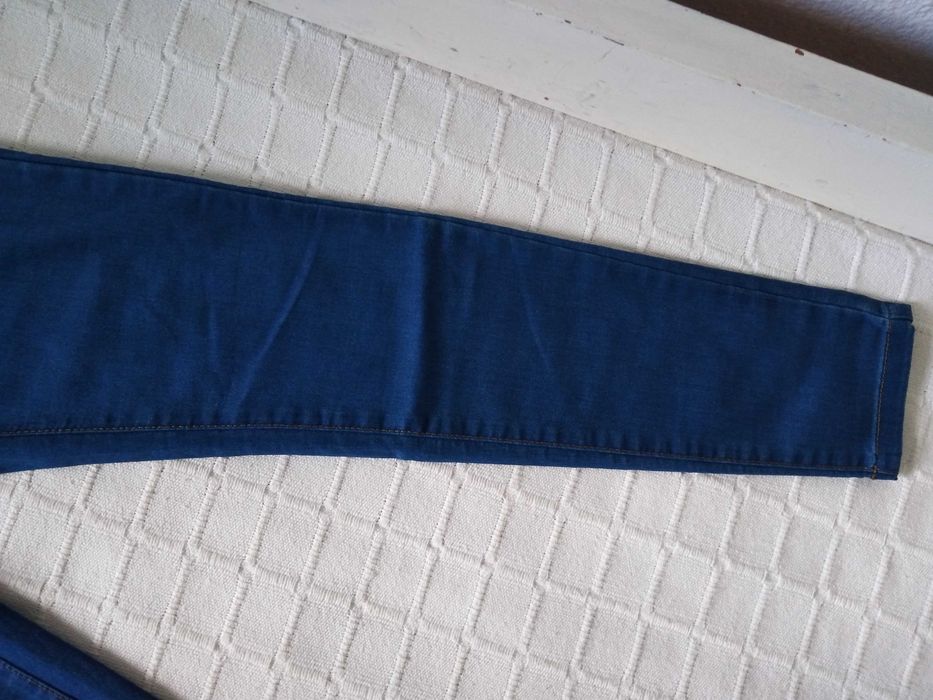 Calças Ganga Elásticas Azuis Denim Co. 40