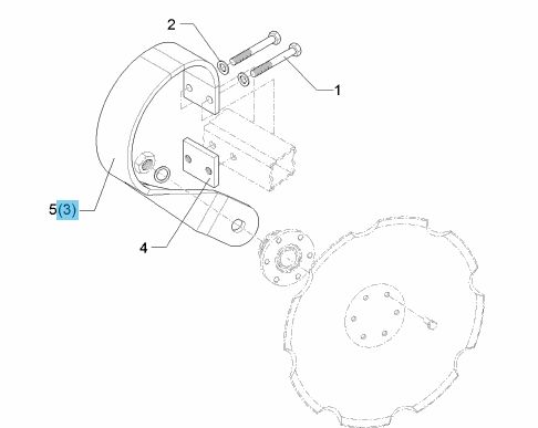 Ząb sprężysty Lemken Słupica Brona Talerzowa Heliodor Compact Rubin