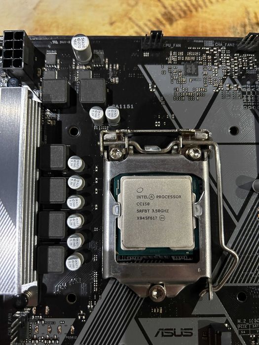 Intel CC150 core i9 9900 + мат плата Asus B365M-A 1151v2