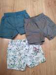 3 shorts 62 e 68cm