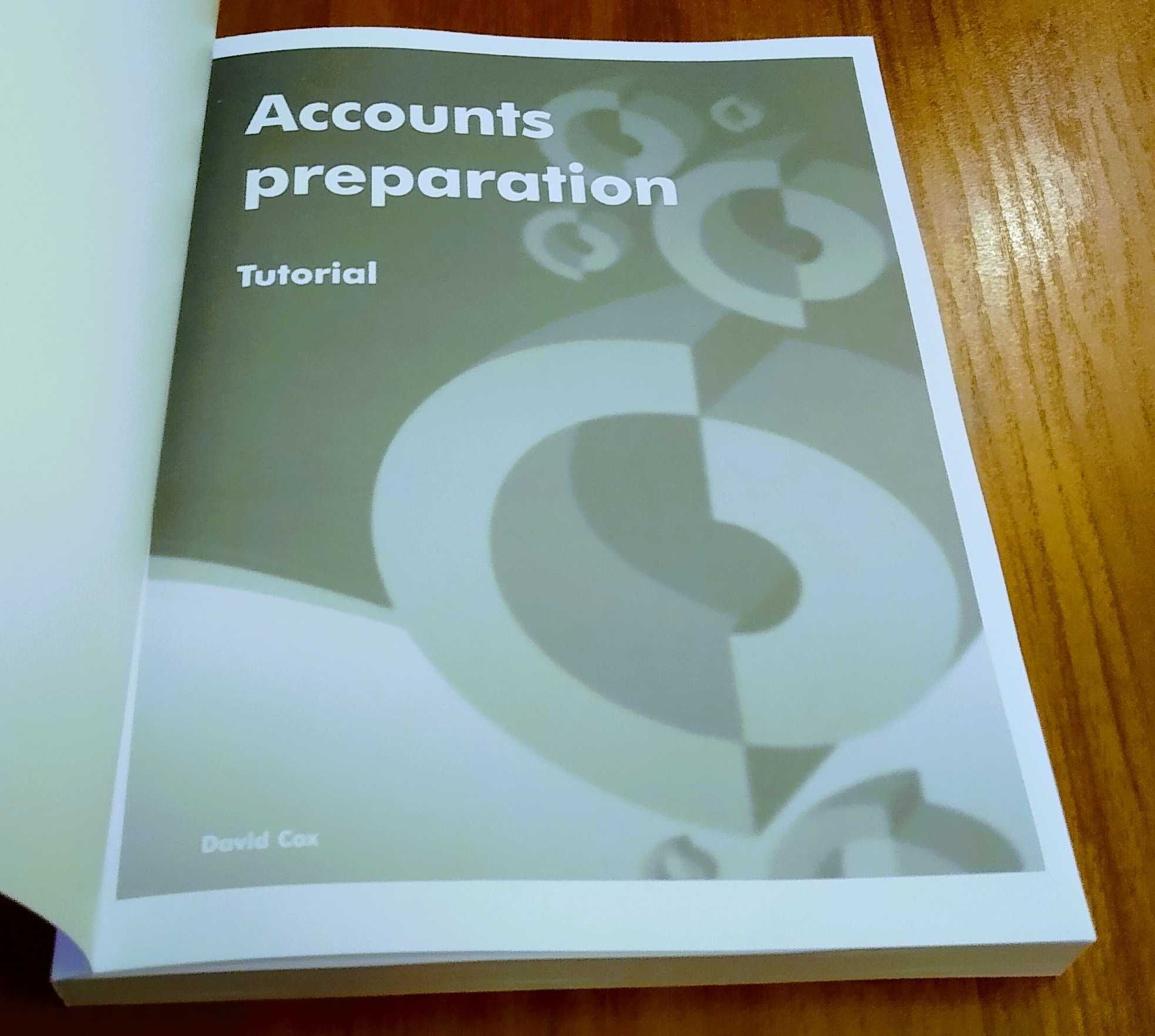 Accounts Preparation Tutorial Cox, David