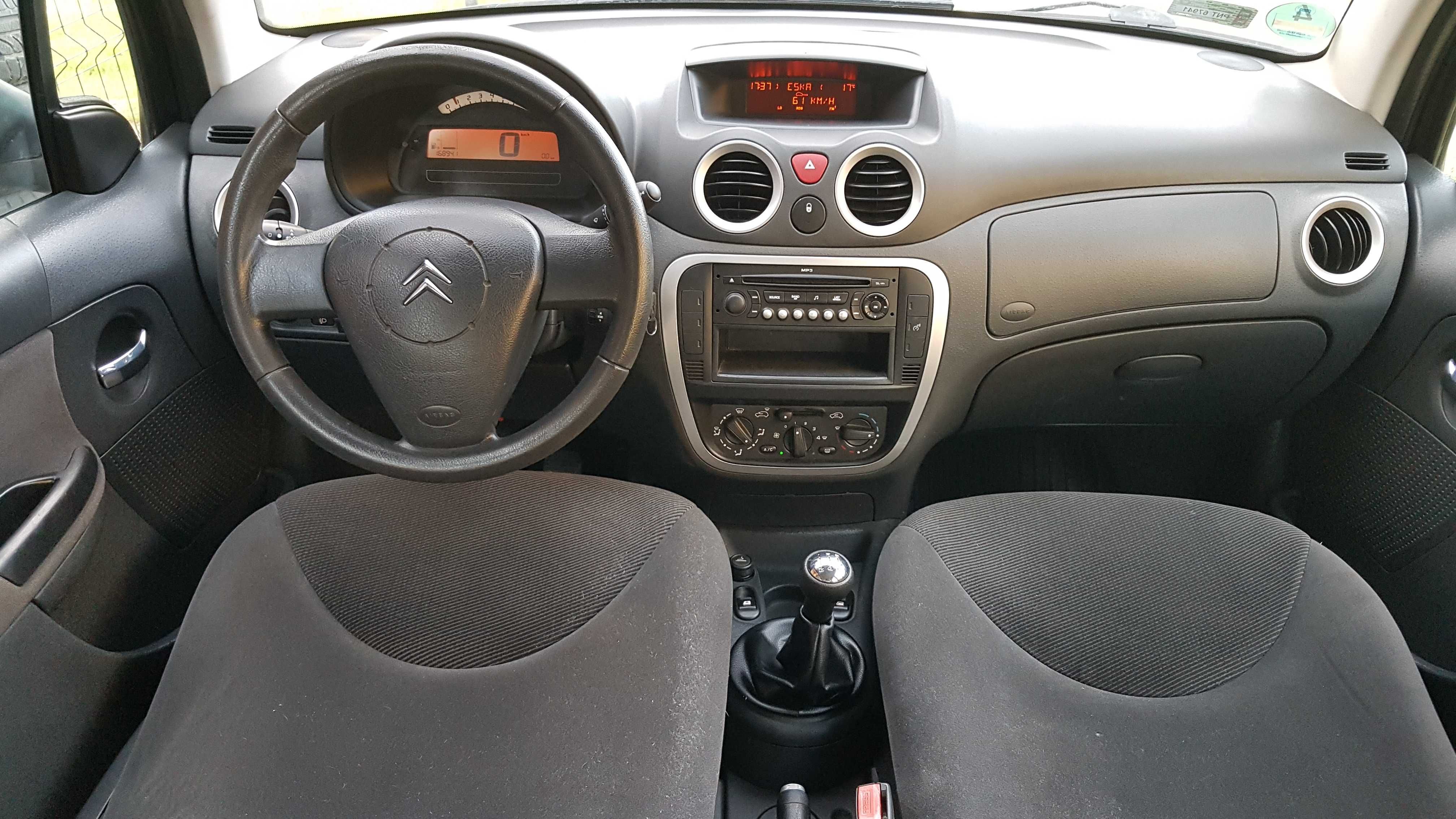 CITROEN C3 2007r benzyna KLIMATYZACJA oryginal BEZWYPADKOWY alufelgi15