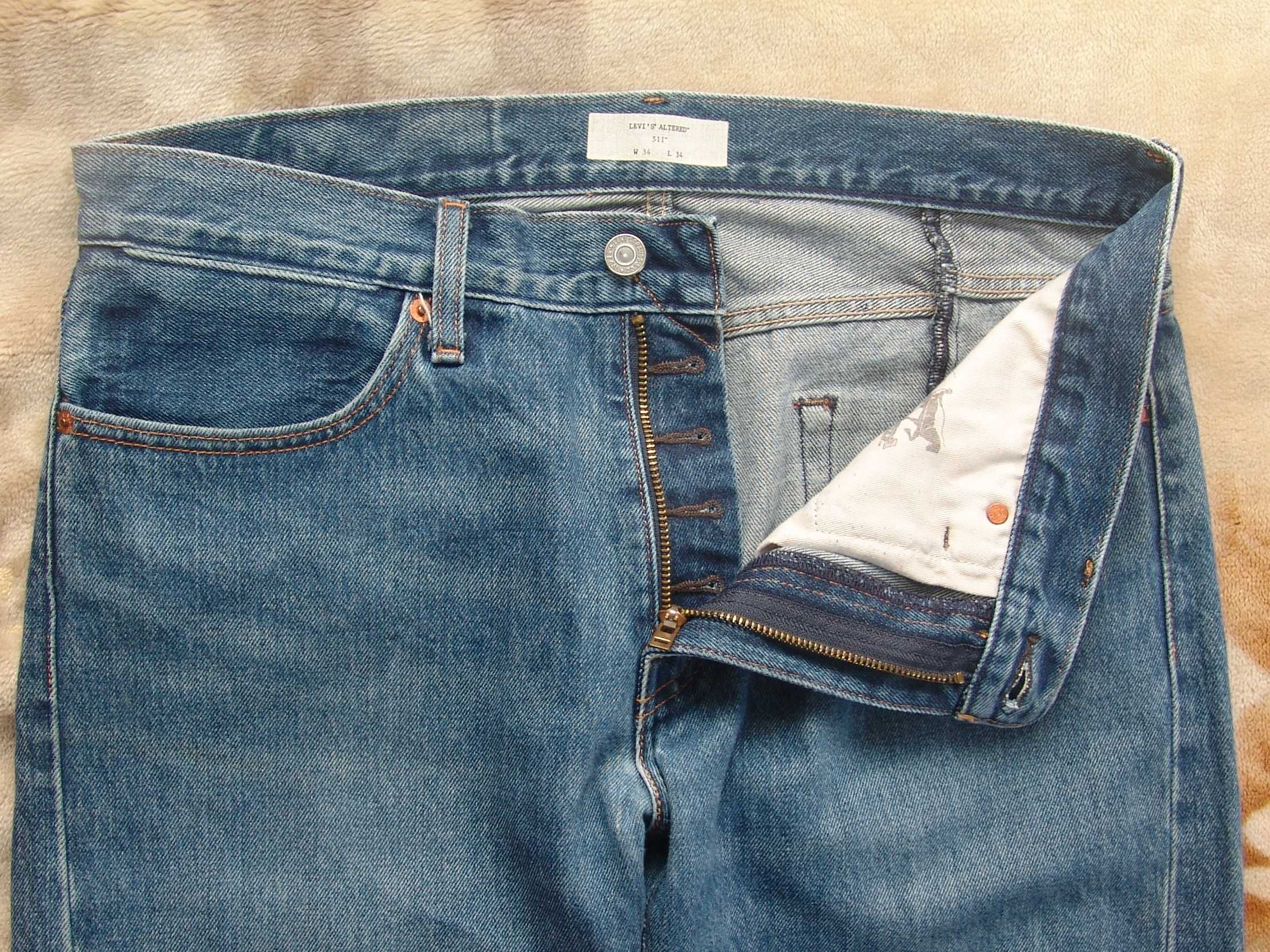 Джинсы Levis 504. Levi's Alterred 511, длинные. Размер 50 W34 Оригинал