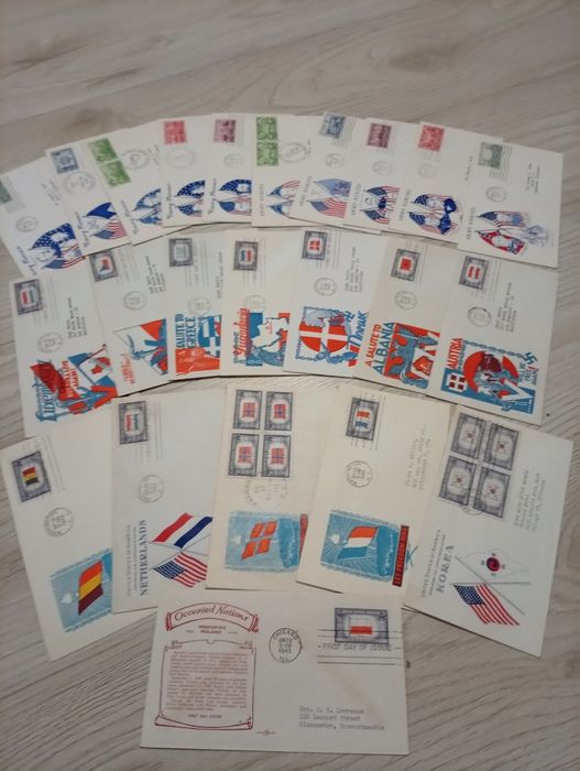 FDC -23 koperty z USA